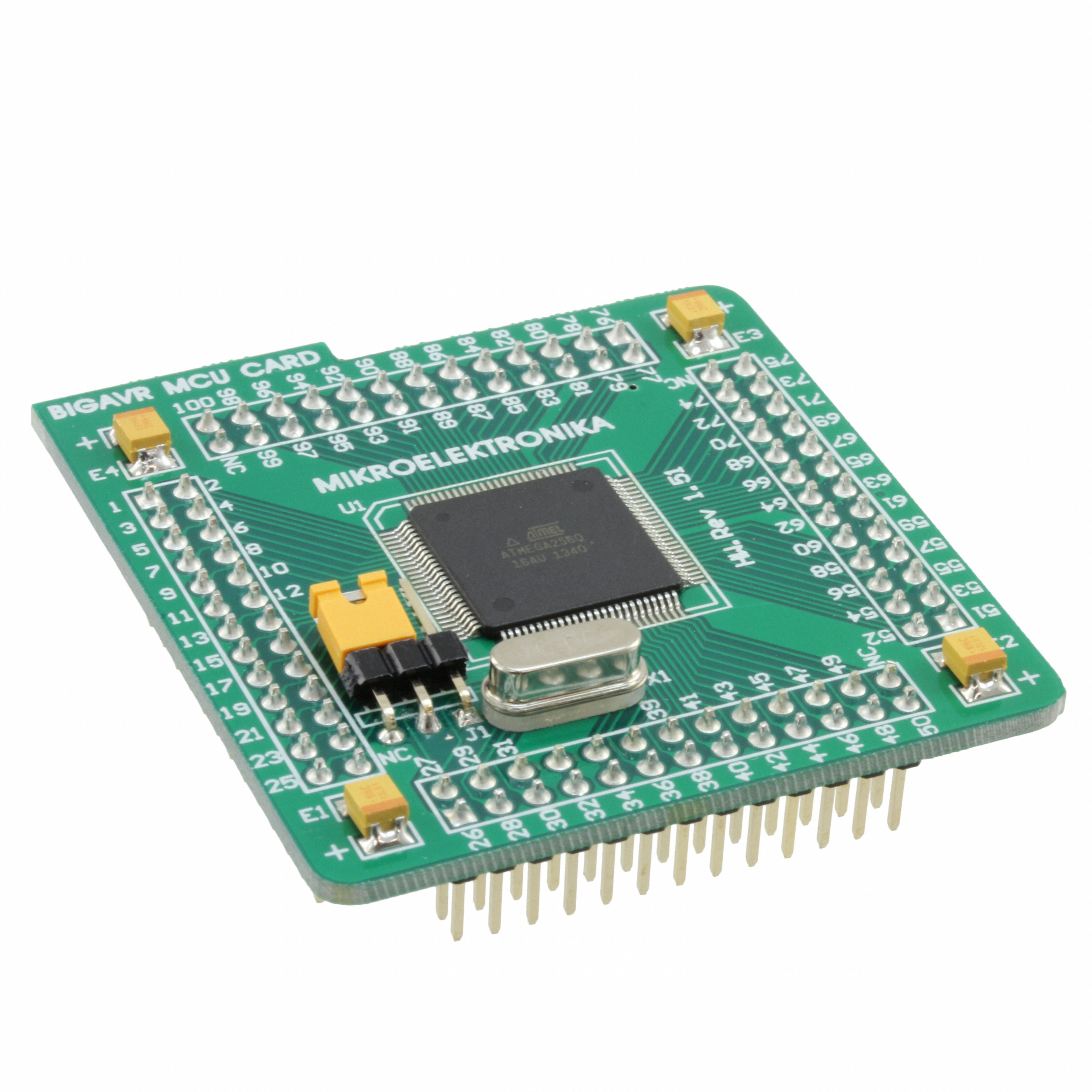 MIKROE-229 MikroElektronika                                                                    MCU CARD W/ATMEGA2560