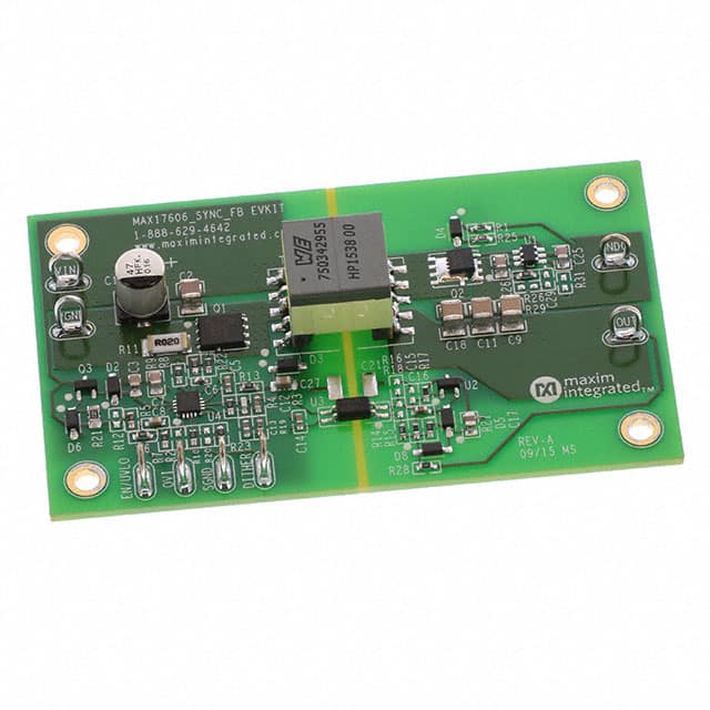 MAX17606SFBEVKIT# Maxim Integrated                                                                    EVAL BOARD FOR MAX17606