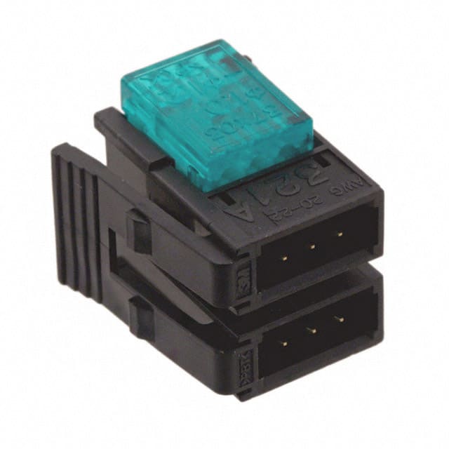 37106-2124-0W0 FL 3M                                                                    CONN PLUG 6POS(3X2) 22-20AWG GRN