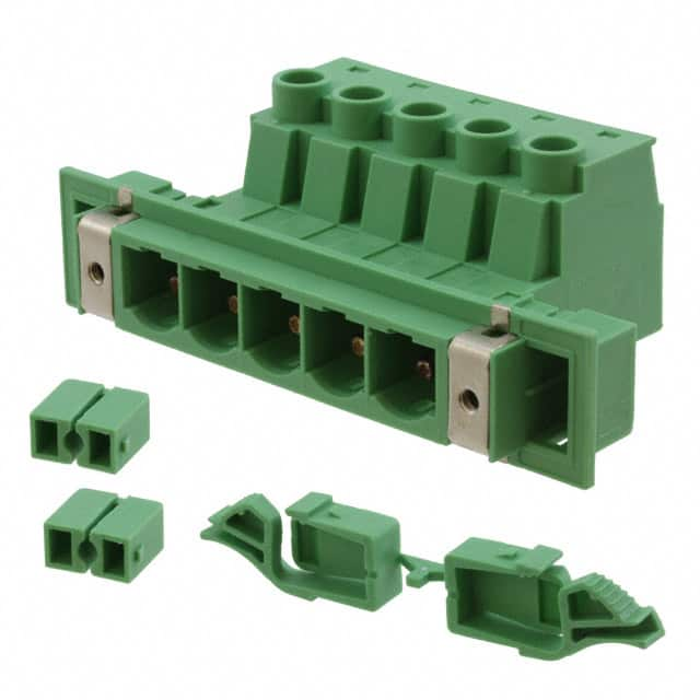 1703483 Phoenix Contact                                                                    TERM BLK HEADER 5POS GREEN