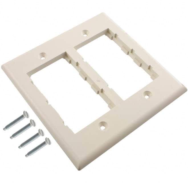 CBIW-2G Panduit Corp                                                                    FACEPLATE DOUBLE GANG WHITE