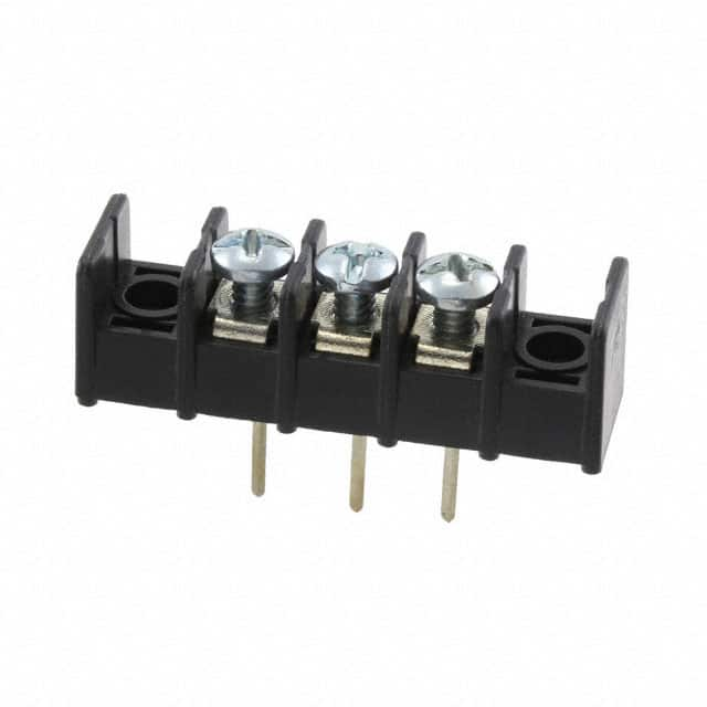 4DB-W207-03 TE Connectivity AMP Connectors                                                                    CONN BARRIER STRIP 3CIRC 0.325