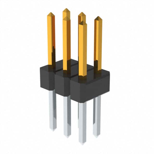 PBC03DABN Sullins Connector Solutions                                                                    CONN HEADER .100 DUAL STR 6POS