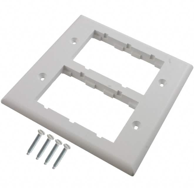 CBWH-2G Panduit Corp                                                                    FACEPLATE DOUBLE GANG WHITE