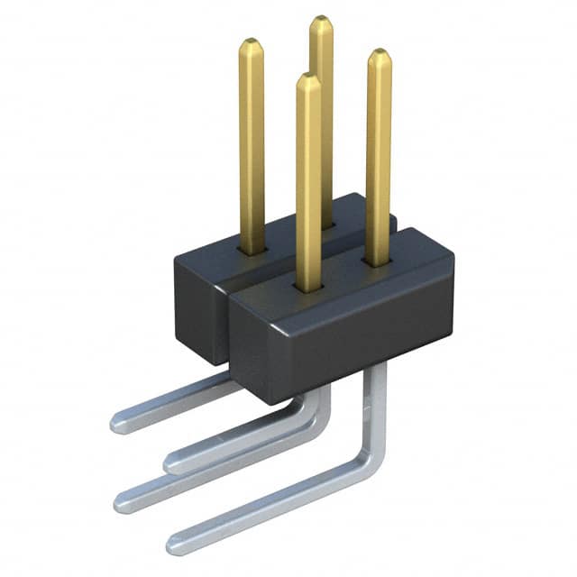 PBC02DBAN Sullins Connector Solutions                                                                    CONN HEADER .100 DUAL R/A 4POS