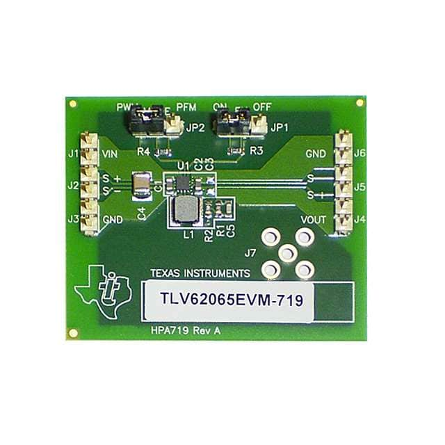 TLV62065EVM-719 Texas Instruments                                                                    EVAL MODULE FOR TLV62065