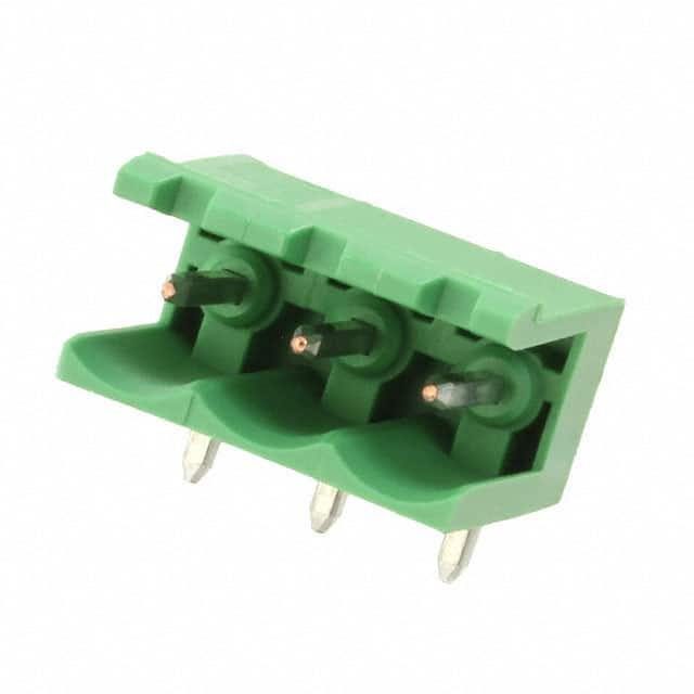 282812-3 TE Connectivity AMP Connectors                                                                    TERM BLOCK HDR 3POS 90DEG 5MM