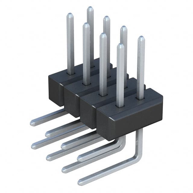 PEC04DBAN Sullins Connector Solutions                                                                    CONN HEADER .100 DUAL R/A 8POS