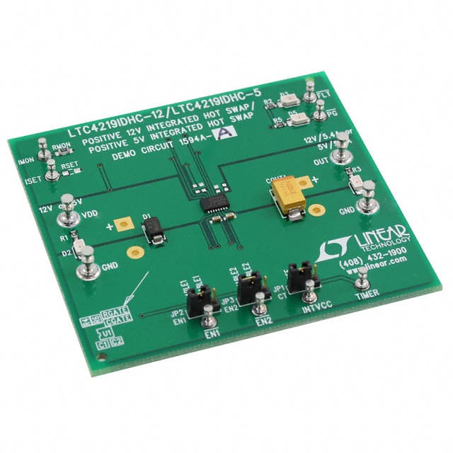 DC1594A-A Linear Technology/Analog Devices                                                                    BOARD DEMO FOR 5V LTC4219-12