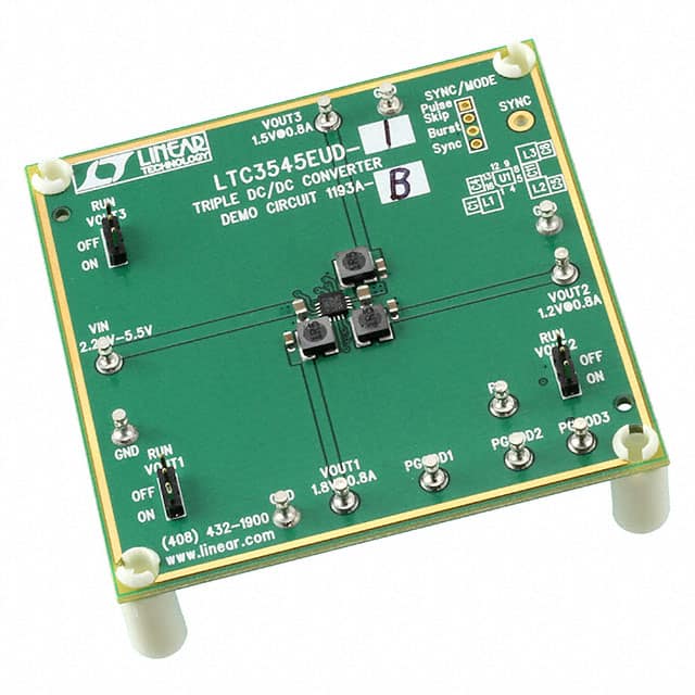 DC1193A-B Linear Technology/Analog Devices                                                                    BOARD EVAL FOR LTC3545EUD