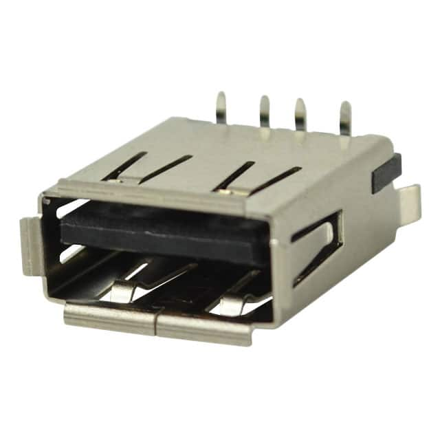 UJ2-AV-1-SMT-TR CUI Inc.                                                                    USB JACK 2.0, STANDARD A TYPE, 4