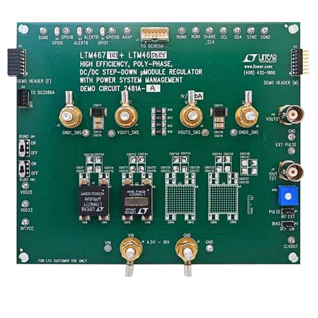 DC2481A-A Linear Technology/Analog Devices                                                                    DEMO BRD LTM4677 & LTM4650(X1)