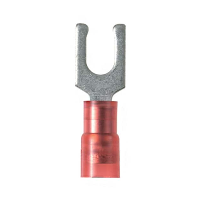 PN18-10LF-M Panduit Corp                                                                    CONN SPADE TERM 18-22AWG #10 RED