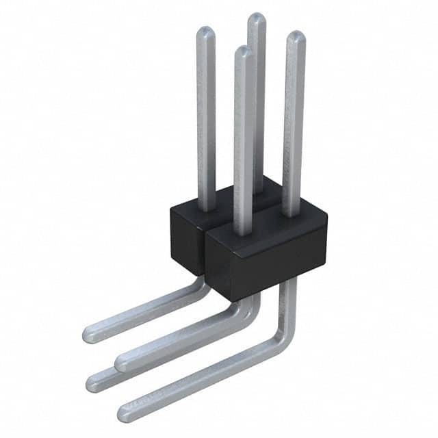 PEC02DGBN Sullins Connector Solutions                                                                    CONN HEADER .100 DUAL R/A 4POS