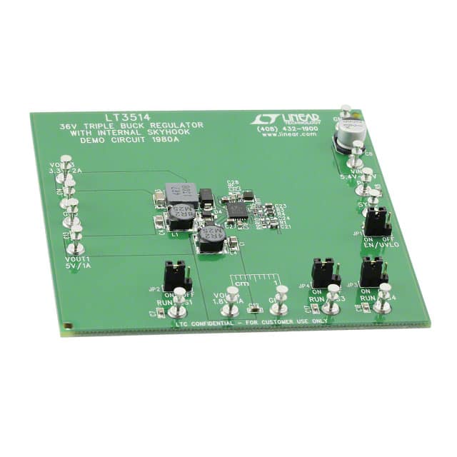 DC1980A Linear Technology/Analog Devices                                                                    EVAL BOARD BUCK REG LT3514