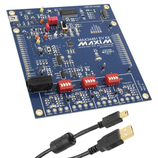 MAX34461EVKIT# Maxim Integrated                                                                    BOARD EVAL FOR MAX34461