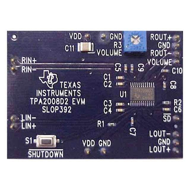 TPA2008D2EVM Texas Instruments                                                                    EVAL MODULE FOR TPA2008D2