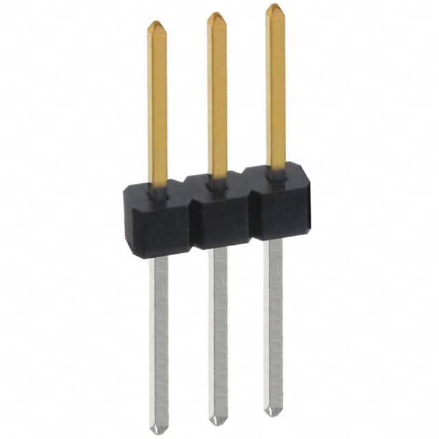 PBC03SFBN Sullins Connector Solutions                                                                    CONN HEADER .100 SINGL STR 3POS