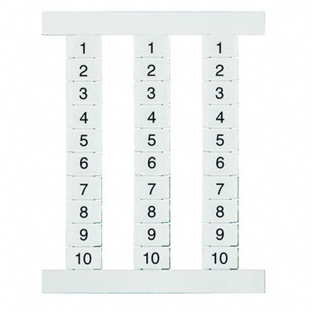 1773330011 Weidmuller                                                                    TERMINAL MARKER WS 12/5 FWZ MKD