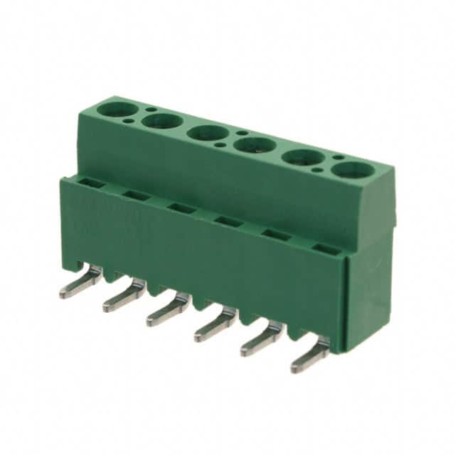 282851-6 TE Connectivity AMP Connectors                                                                    TERM BLOCK 6POS TOP ENT 5.08MM