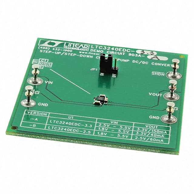 DC903A-A Linear Technology/Analog Devices                                                                    BOARD EVAL FOR LTC3240EDC