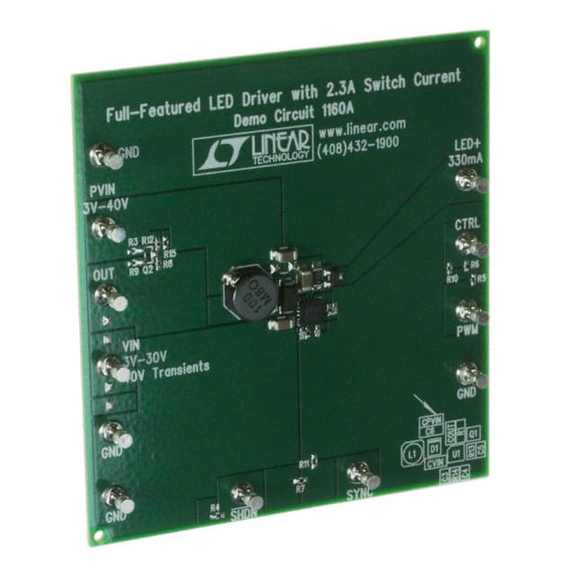 DC1160A Linear Technology/Analog Devices                                                                    BOARD EVAL LED DRIVER LT3518