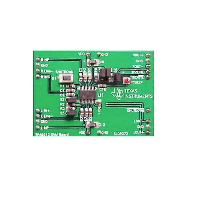 TPA0212EVM Texas Instruments                                                                    EVAL MOD PWR AMP FOR TPA0212