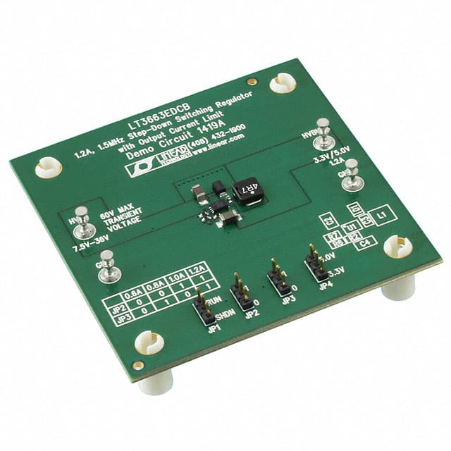 DC1419A Linear Technology/Analog Devices                                                                    BOARD EVAL FOR LT3663EDCB