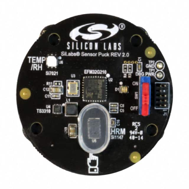 SENSOR-PUCK Silicon Labs                                                                    EVAL BOARD OPTICAL RH TEMP BLE