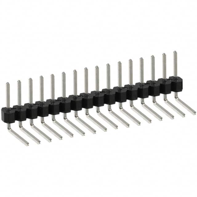 PEC16SBCN Sullins Connector Solutions                                                                    CONN HEADER .100 SINGL R/A 16POS