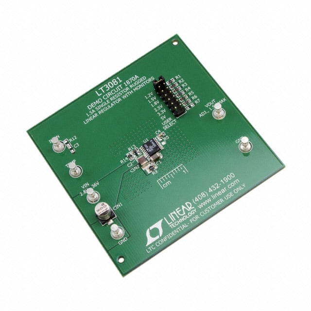 DC1870A Linear Technology/Analog Devices                                                                    EVAL BOARD LDO REG LT3081