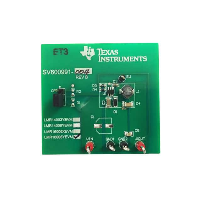 LMR16006YEVM Texas Instruments                                                                    EVAL BOARD FOR LMR16006Y