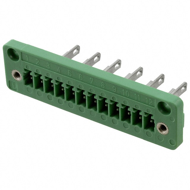 1829439 Phoenix Contact                                                                    TERM BLK HEADER 12POS GREEN