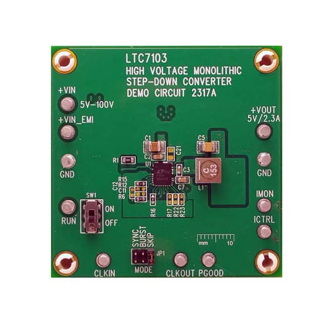 DC2317A Linear Technology/Analog Devices                                                                    LTC7103 DEMO BOARD VIN = 5V TO 1