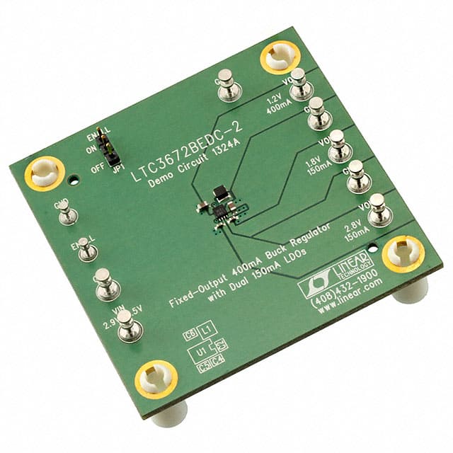 DC1324A Linear Technology/Analog Devices                                                                    BOARD EVAL FOR LTC3672BEDC