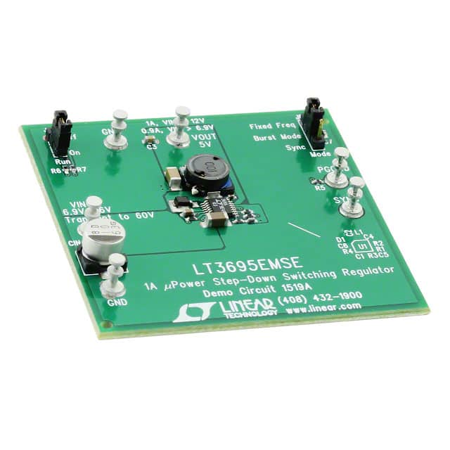 DC1519A Linear Technology/Analog Devices                                                                    BOARD EVAL FOR LT3695EMSE