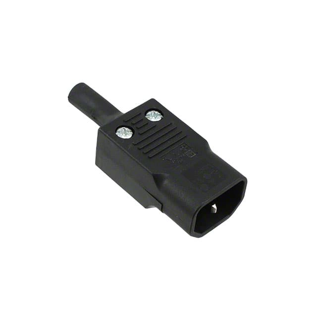 712-00/00 Qualtek                                                                    PWR ENT PLUG IEC320-2-2E STR SCR