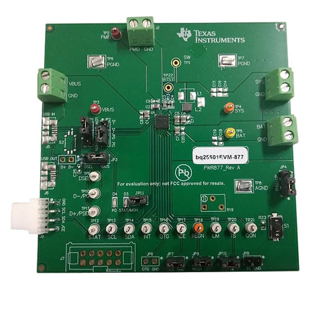 BQ25601EVM-877 Texas Instruments                                                                    EVAIL MOD