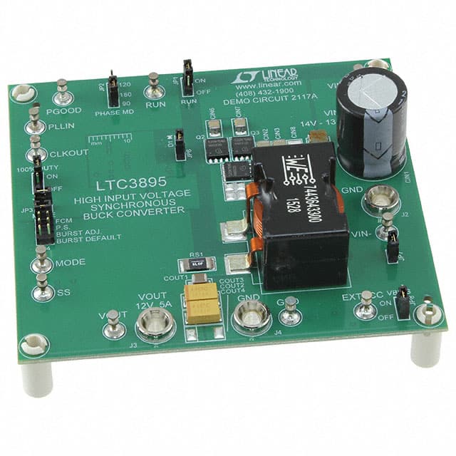 DC2117A Linear Technology/Analog Devices                                                                    DEMO BOARD FOR LTC3895EFE