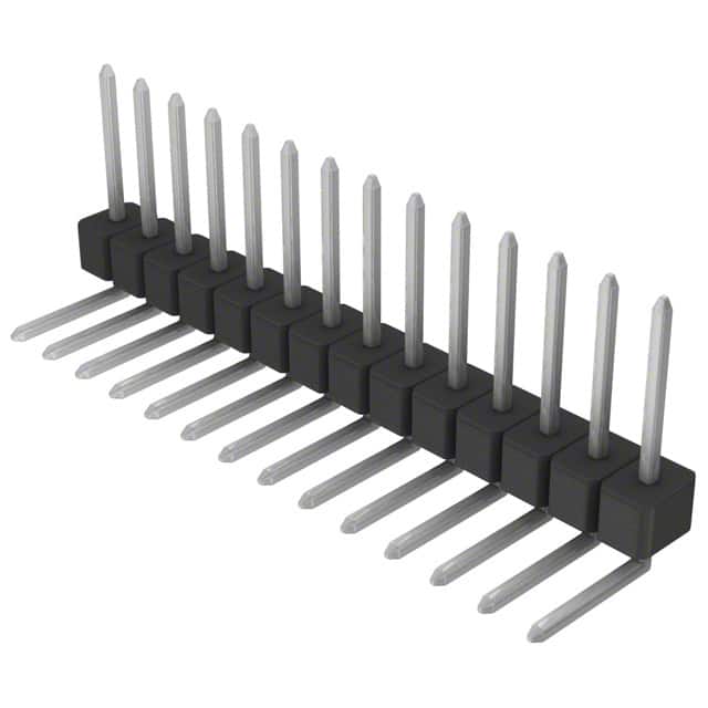 PEC14SGBN Sullins Connector Solutions                                                                    CONN HEADER .100 SINGL R/A 14POS