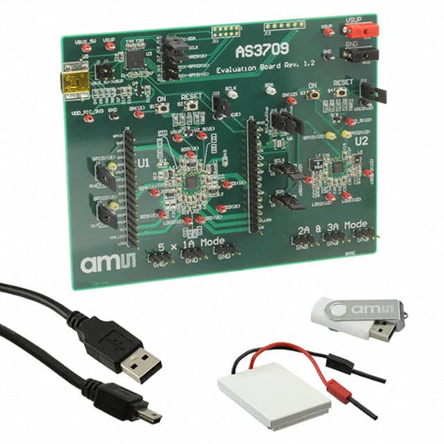 AS3709 EVAL BOARD ams                                                                    EVAL BOARD FOR AS3709