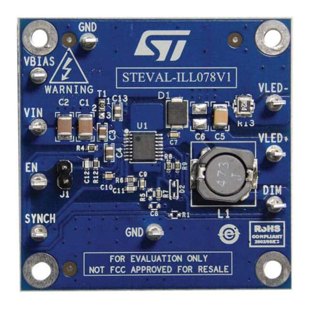 STEVAL-ILL078V1 STMicroelectronics                                                                    EVAL BOARD LED6000 1A LED DVR