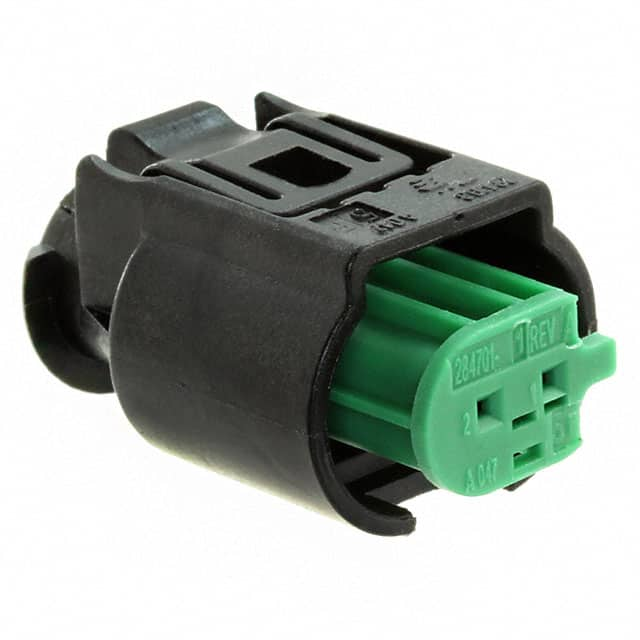 284703-1 TE Connectivity AMP Connectors                                                                    MQS SOCKET CONN. 2POS ASS'Y