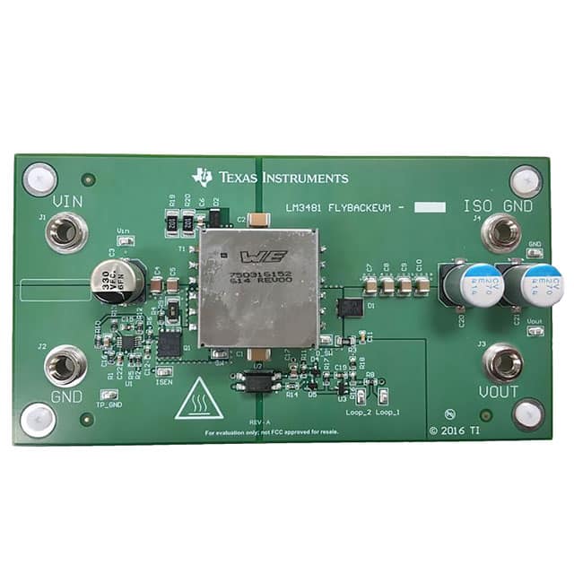 LM3481-FLYBACKEVM Texas Instruments                                                                    EVALUATION MODULE