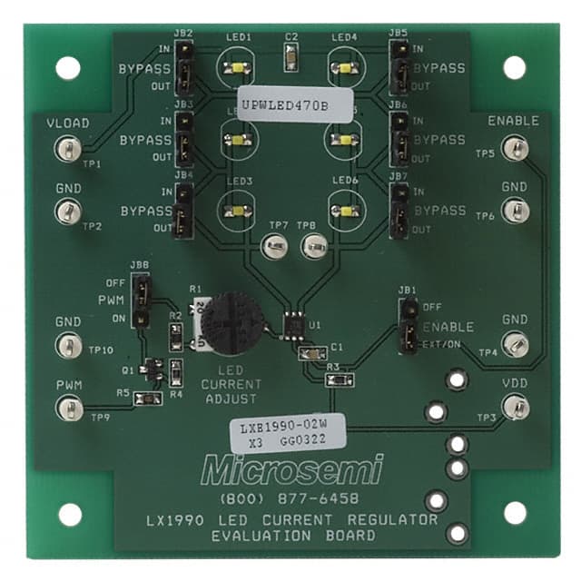 LX1990-02 EVAL Microsemi Corporation                                                                    EVAL BOARD FOR LED DRIVER