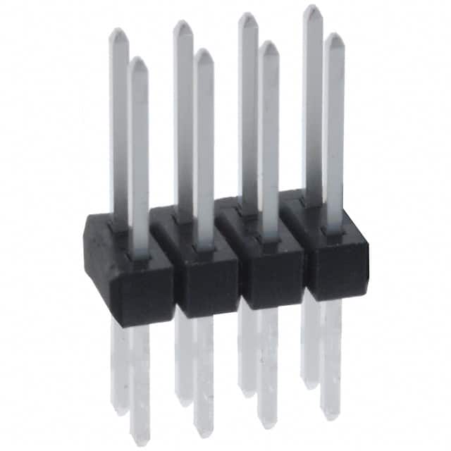 PEC04DFBN Sullins Connector Solutions                                                                    CONN HEADER .100 DUAL STR 8POS