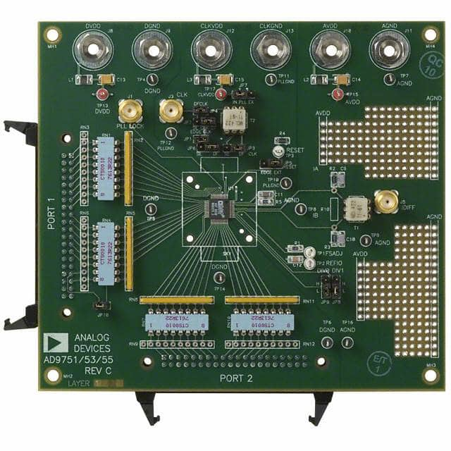 AD9755-EB Analog Devices Inc.                                                                    BOARD EVAL FOR AD9755