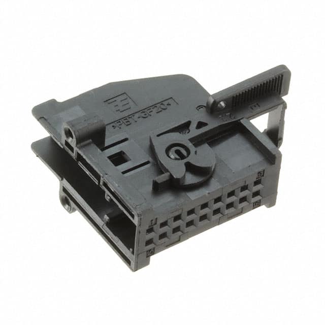 1379100-1 TE Connectivity AMP Connectors                                                                    COV+LEV MQS 18W 0DEG BLK