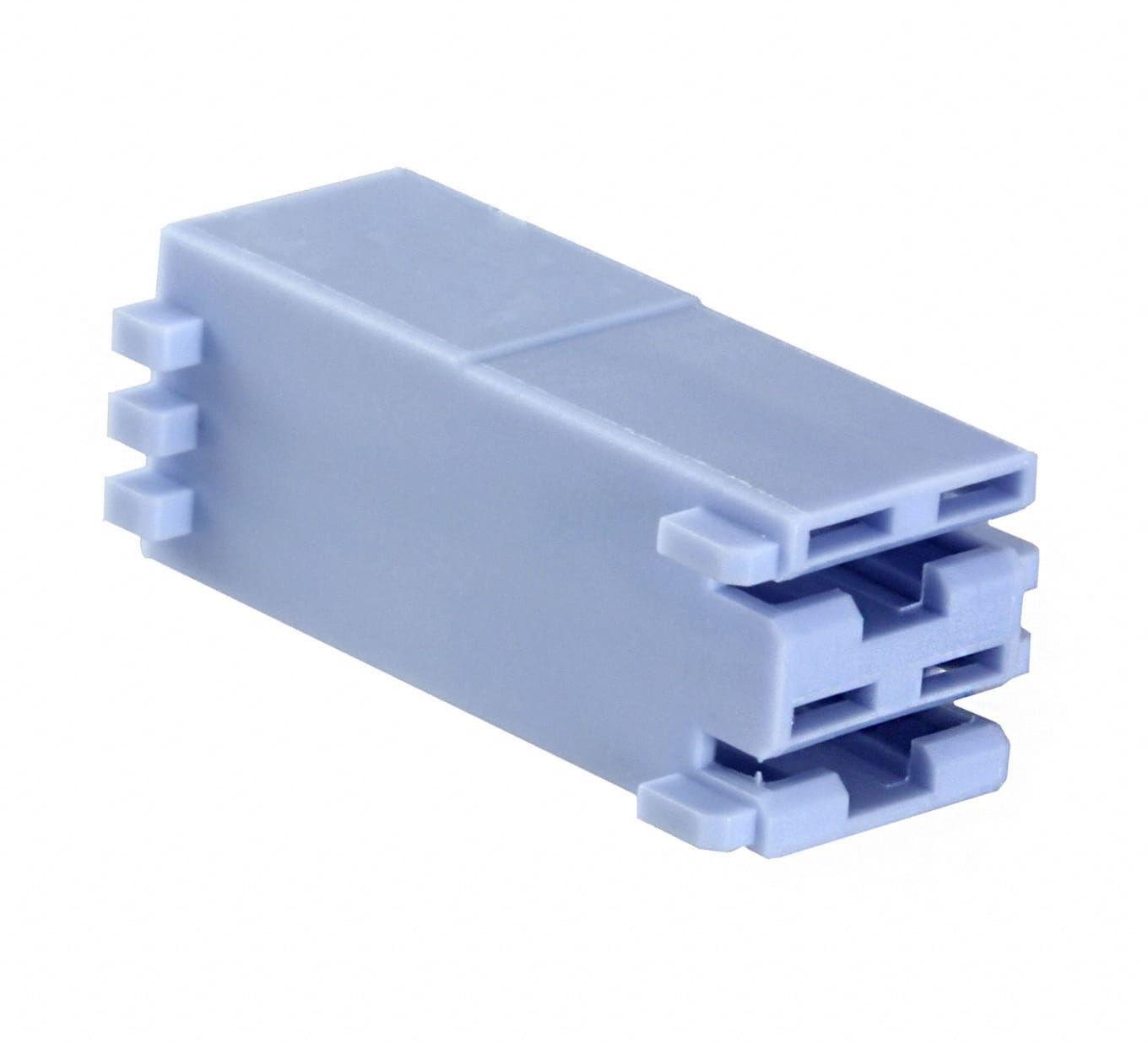 521204-6 TE Connectivity AMP Connectors                                                                    CONN RCPT HOUSING 0.25 2POS BLUE