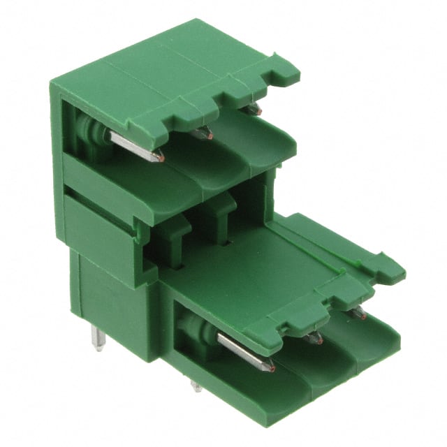 284053-3 TE Connectivity AMP Connectors                                                                    TERM BLOCK HDR 6POS 90DEG 5.08MM